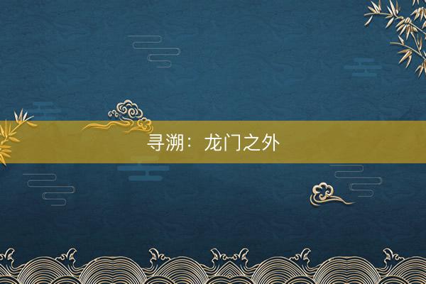 寻溯：龙门之外